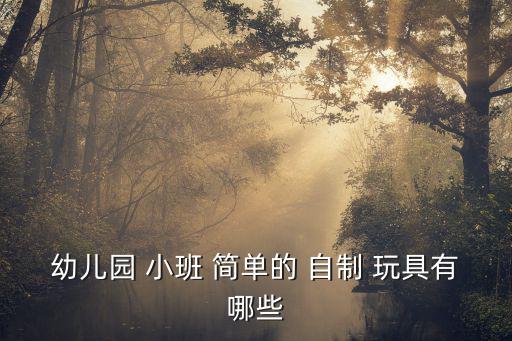 小班20種自制玩具簡單,自制小鴨游玩具需要準(zhǔn)備什么玩具?