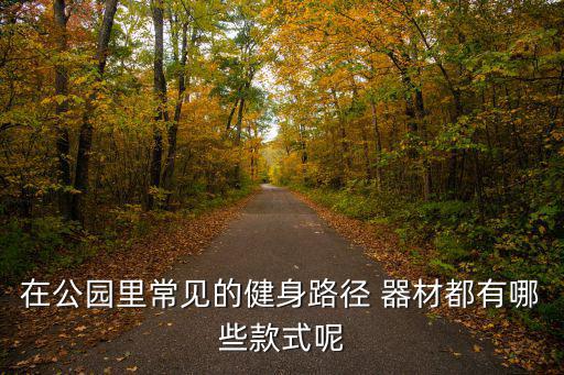 在公園里常見的健身路徑 器材都有哪些款式呢