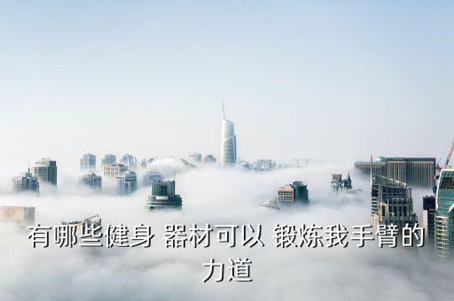 有哪些健身 器材可以 鍛煉我手臂的力道