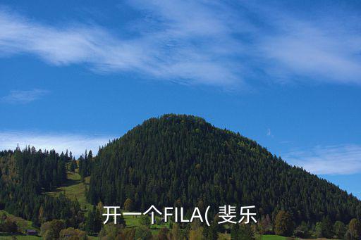 開(kāi)一個(gè)FILA( 斐樂(lè)