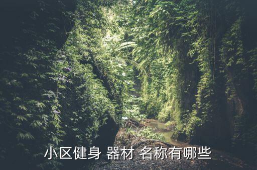 小區(qū)健身 器材 名稱有哪些