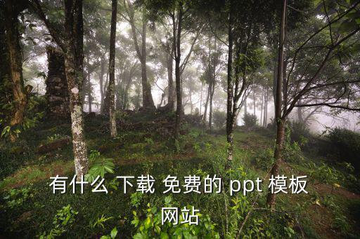 有什么 下載 免費(fèi)的 ppt 模板網(wǎng)站