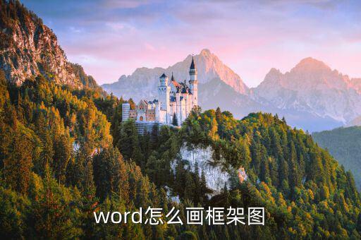 word怎么畫框架圖