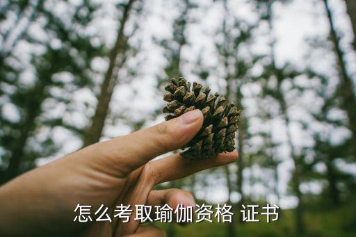 怎么考取瑜伽資格 證書