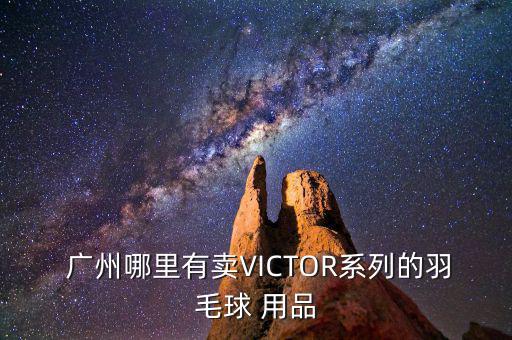  廣州哪里有賣VICTOR系列的羽毛球 用品