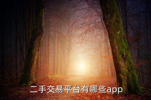  二手交易平臺有哪些app