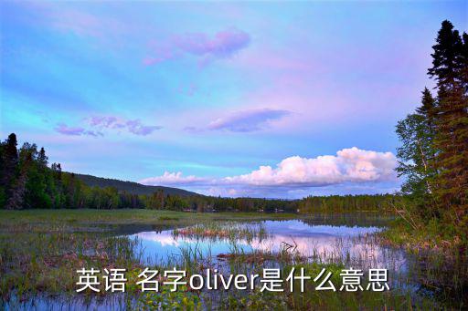 英語 名字oliver是什么意思