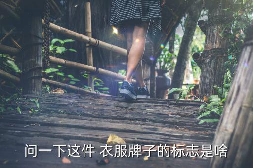 問一下這件 衣服牌子的標(biāo)志是啥