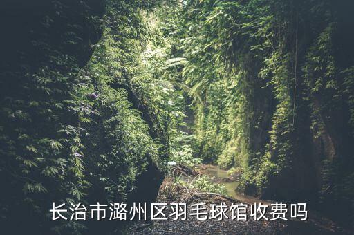  長(zhǎng)治市潞州區(qū)羽毛球館收費(fèi)嗎