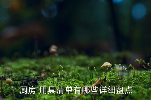 100種廚房用具名稱大全,廚房用具名稱大全圖片