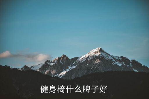 健身椅什么牌子好