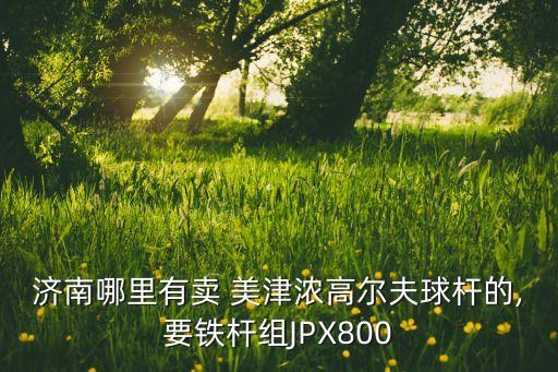 濟(jì)南哪里有賣 美津濃高爾夫球桿的,要鐵桿組JPX800