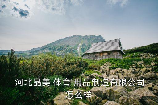  河北晶美 體育 用品制造有限公司怎么樣