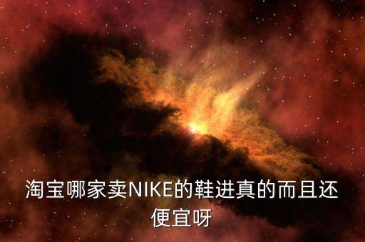 淘寶哪家賣NIKE的鞋進(jìn)真的而且還便宜呀