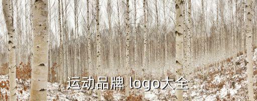 運(yùn)動(dòng)品牌 logo大全