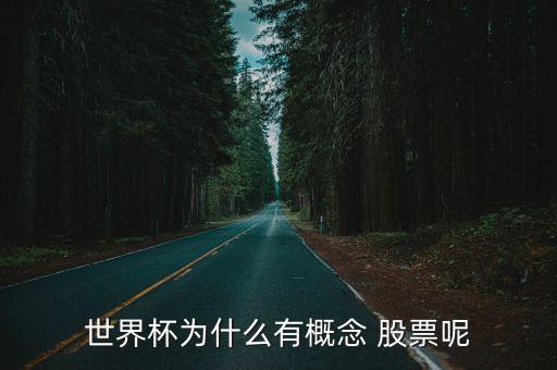 世界杯為什么有概念 股票呢