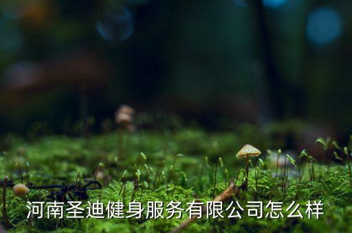 河南圣迪健身服務(wù)有限公司怎么樣