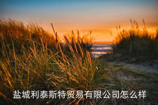  鹽城利泰斯特貿(mào)易有限公司怎么樣