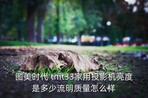 圖美時代 tmt33家用投影機亮度是多少流明質量怎么樣